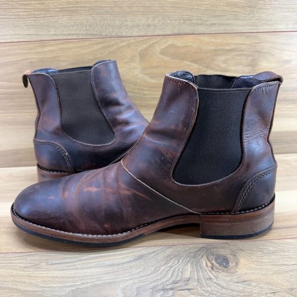 Wolverine 1000 Mile Rockford Chelsea Boot Mens 9.5 D Brown Leather Ankle
